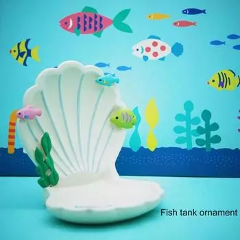 Аквариумное украшение для аквариума, милое невыцветающее настольное украшение, принадлежности для украшения аквариума