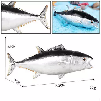 Аквариумные пейзажные украшения, фигурка рыбы, игрушка для детей, реалистичное обучение для детей дошкольного возраста