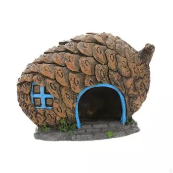 Аквариумный аквариум Декор Убежище Пещеры Аксессуары Универсальный Прочный Малогабаритный Убежище Убежище для жёлтый