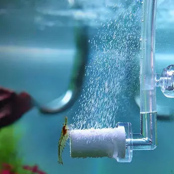 Аквариумный CO2 диффузор очиститель прозрачный присоска дизайн мини-размер в цилиндре NL 150