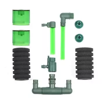 Аквариумный двойной головной биохимический губчатый пенный фильтр оборудование для аквариума (Вопрос-ответ?100A)