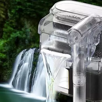 Аквариумный фильтр для аквариума, мини-фильтр, USB-интерфейс питания 2,5 Вт, поток 250H/L, подходит для аквариумов ниже 30 см onesize