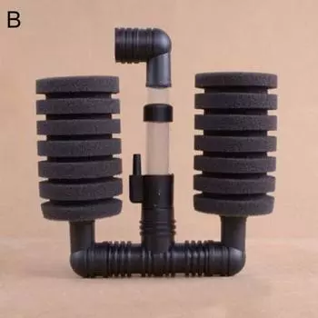 Аквариумный фильтр Настенный губчатый фильтр Воздушный насос для аквариума A