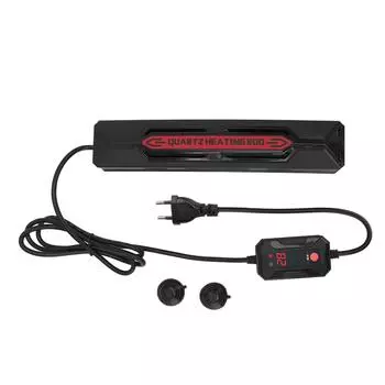 Аквариумный обогреватель из кварцевого стекла, энергосберегающий 300 Вт, нагревательный стержень для аквариума с HD LED температурой