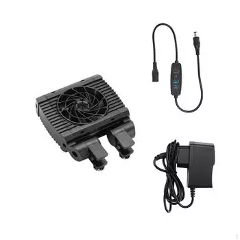 Аквариумный охладитель с регулируемым углом наклона, гидропонная охлаждающая машина для воды для кораллов аксолотлей 1