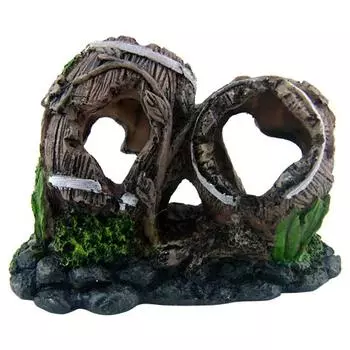 Аквариумный пейзаж Изысканная мода Качество изготовления Натуральный внешний вид для вечеринок Смола Искусственное украшение Аквариум с видом на горы Аквариум