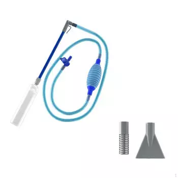 Аквариумный подменщик воды Ручной очиститель аквариума Удаляет грязь Ручная очистка 1.7M