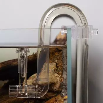Аквариумный поверхностный скиммер прозрачный акрил для входного фильтра фильтрация для масла белка плавающий пылевой фильтр E