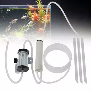 Аквариумный пылесос, устройство для смены воды с мощным всасыванием, для промывки песка, для смены воды