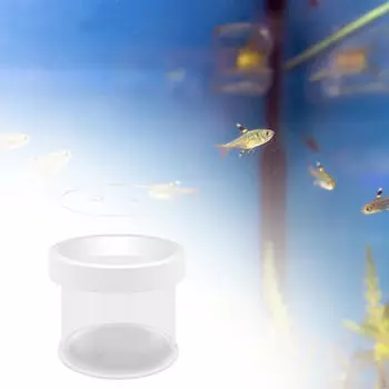 Аквариумный ящик для заводчика, изоляция рыб, плавающее разделение, сетка для яиц, инкубация 8cmx10cm