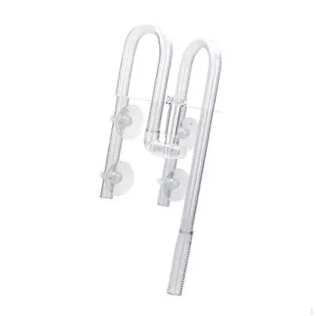 Аквариумный шланг, резервуар для воды, входной и выходной поток с присоской, регулировка по 12mm Clear