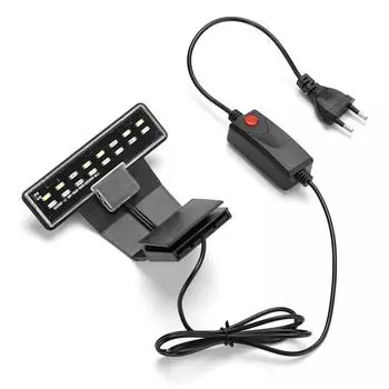 Аквариумный светильник LED Clip Light для аквариумов с отдельными выключателями питания Энергосберегающий Высокая яркость 16 бусин 3