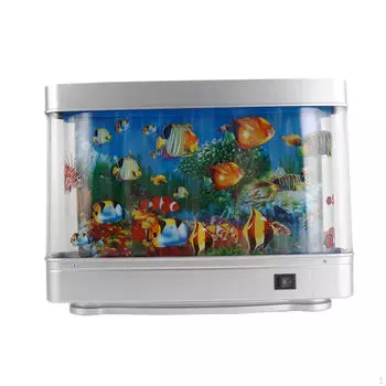 Аквариумный светильник-ночник, движущиеся виды, движущиеся украшения, искусственные тропические рыбы