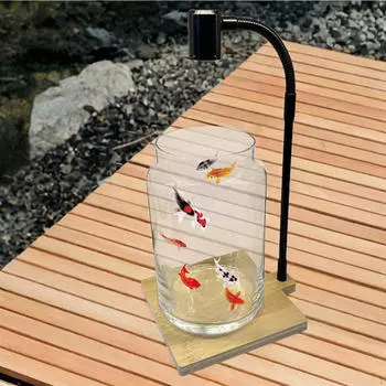 Аквариумный светильник с доской, вращающийся на 360°, переносной, подставка для растений, аквариум для помещений