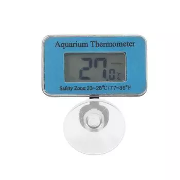 Аквариумный термометр ЖК-цифровой водонепроницаемый термометр для аквариума с присоской для воды