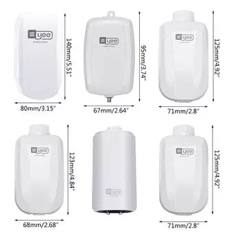 Аквариумный воздушный насос Аквариумный кислородный насос Аэратор для аквариума Тихий кислородный аэраторный насос Кислородный аэраторный насос Аквариумный аэратор A