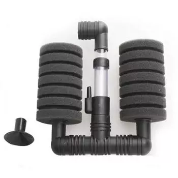 Аквариумный воздушный насос для аквариума, пневматический био-биохимический губчатый фильтр