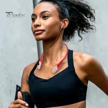 AKZ-R11 Neckband Earphone Magnetic Support Memory Card Luminous Flashlight Wireless Bluetooth-compatible Sport Headset for Night Running зелёный