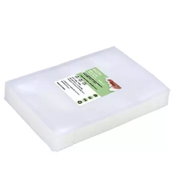 AKZIM Вакуумная упаковка 100 пакетов для вакуумной упаковки Вакуумная упаковка Специальная антибактериальная дегазация и низкотемпературная готовка еды Безопасный дом чистый