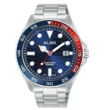 АЛЬБА (От Seiko) Активные кварцевые упрощенные мужские часы AS9V53X1