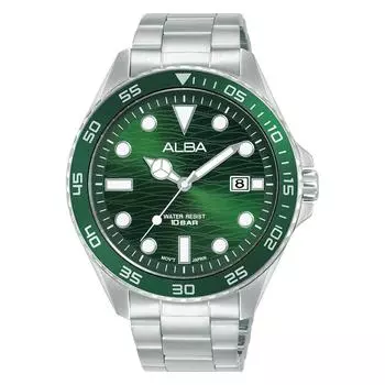 АЛЬБА (От Seiko) Активные кварцевые упрощенные мужские часы AS9V59X1