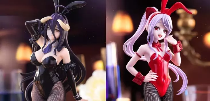 Альбедо Шалтир Фигурка Повелитель BiCute Bunnies Фигурка Черная версия. Красная версия OVERLORD Альбедо Шалтир Фигурки [2 шт.] Официальные товары