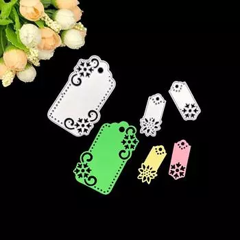 Альбом DIY Модель ножа из углеродистой стали Головоломка DIY Нож для тиснения Высечка Карты Тег серебряный