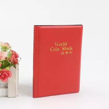 Альбом для коллекции монет на 60 карманов, мини-альбом для хранения пенни, органайзер для коллекционирования денег, подарки, альбомы для хранения монет