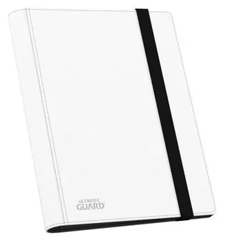 Альбом для коллекционных карт Ultimate Guard Flexxfolio Xenoskin с 9 боковыми карманами на страницу, до 360 карт. Дизайн белого прочного альбома для коллекционных карт. белый