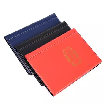 Альбом для монет 10 страниц 120 карманов Книга для коллекционирования монет Альбом для монет