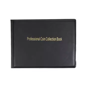 Альбом для монет среднего размера на 240 ячеек, профессиональная книга для коллекции монет, ПВХ органайзер для денег, сумки для хранения, бытовой альбом