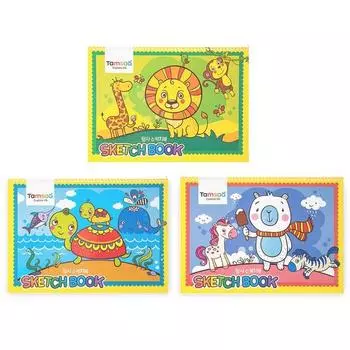 Альбом для рисования Exploration Kids, 10 стр., 20 листов, корейские игрушки.