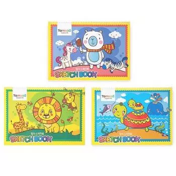 Альбом для рисования Exploration Kids, 10 стр., 30 листов, корейские игрушки.