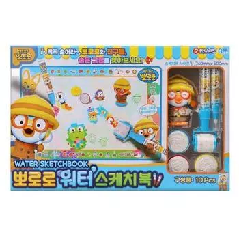 Альбом для рисования воды Bunnyland Pororo, 74 x 50 см, популярные корейские игрушки