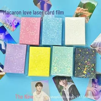 Альбом Macaron Laser Star, фотопленка Polaroid, плоская горловина, 20 шелковых листов, студенческий выпуск High transparency [58x89] flat mouth