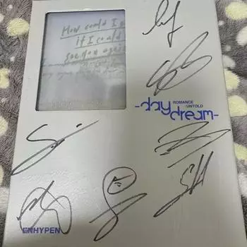 Альбом подписей Enhypen Daydream