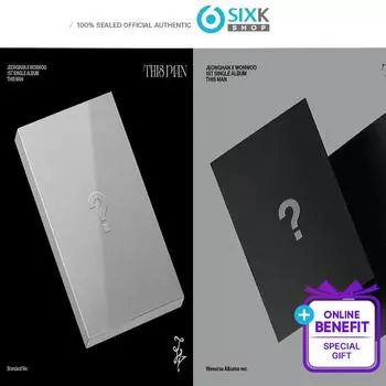 (Альбом STANDARD/WEVERSE) Первый сингл JEONGHAN X WONWOO [THIS MAN] (+Онлайн-выгода) POB -MUSIC KOREA Standard