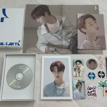 Альбом Woods Equal Blue Release распечатан, фотокарточка Сын Ёна