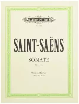 Альфред Музыка Соната 166 Peters Publishing Сен-Санс: Op. (Гобой, Фортепиано)