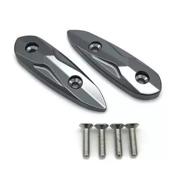 AL-mart Заглушка отверстия зеркала мотоцикла Основание заглушки зеркала Декоративная пластина Алюминий с ЧПУ Для Yamaha YZF-R25/R3 2015-2023, YZF-R15 2017-2023