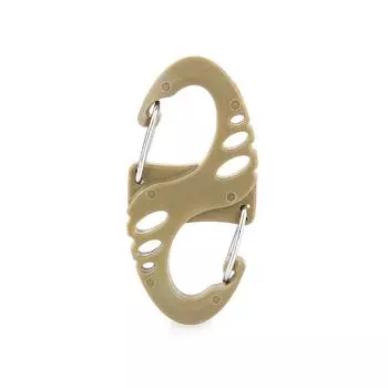 Крюк для скалолазания S-образный карабин с пряжкой для брелка