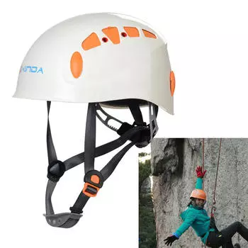 Альпинистский шлем, дышащая каска для спелеологии с подбородочным ремнем, рабочая каска, мужская каска белый