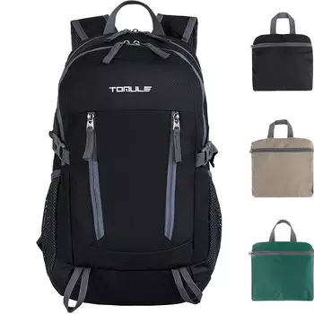 Альпинизм на открытом воздухе Большой альпинизм Предотвращение стихийных бедствий Горный Маленький Путешествия Пеший Туризм Путешествия Черный 25 л [TOMULE] Рюкзак, Складной,