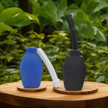 Альтернативный наполнитель для колбасы Большая емкость Сферическая вагина Анальный анальный хризантема Очищающее устройство Взрослый секс Товарищи по сексу Секс-продукт Blue89ML