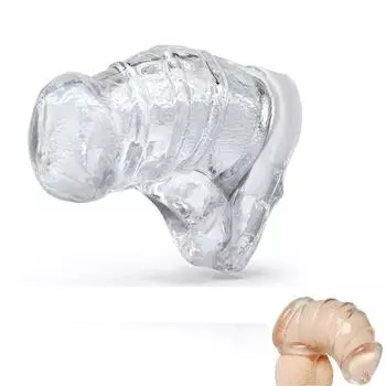 Альтернативный сексуальный мягкий клей для пениса, чехол для защиты от руки, замок целомудрия Yin, мужской замок целомудрия, набор для задержки эссенции, принадлежности для взрослых