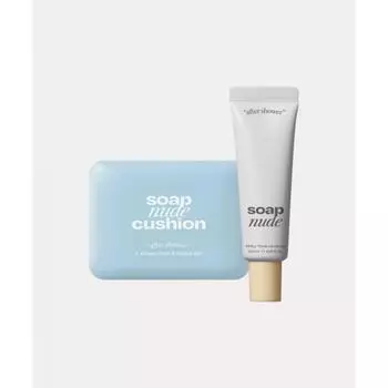Альтернативный стерео мыло Nude Cushion Milky Tone Up Base Set 01 IVORY SOAP/01 Egg soap