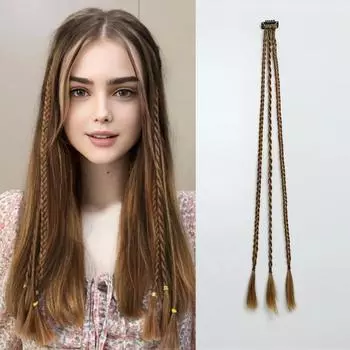 ALAN EATON 20-дюймовый синтетический парик, косы с зажимом, боксерская коса, дреды, наращивание волос на клипсе, грязные косички, боксерская коса, термостойкая