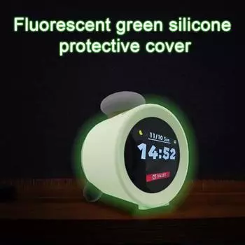 Alarm Clock Silicone Cover Case Shockproof Screen Protector Alarm Clock Protective Cover for Nintendo Sound Clock Alarm