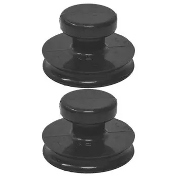 Alasum Strong Suction Cup Set of 2 Black Buddha Bowl Multiuse с ручкой Bowl Suction Cup Rubber Accessories чёрный