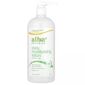 Alba Botanica, Ежедневный увлажняющий лосьон, без отдушек, 32 жидких унции (946 мл)